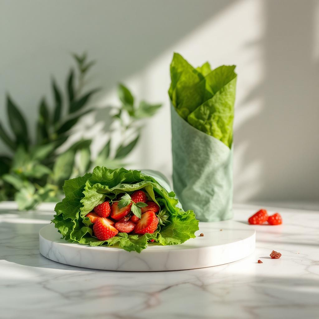 Verdant Wraps — Eco-friendly compostable wraps for sustainable packaging needs, with 100% plant-